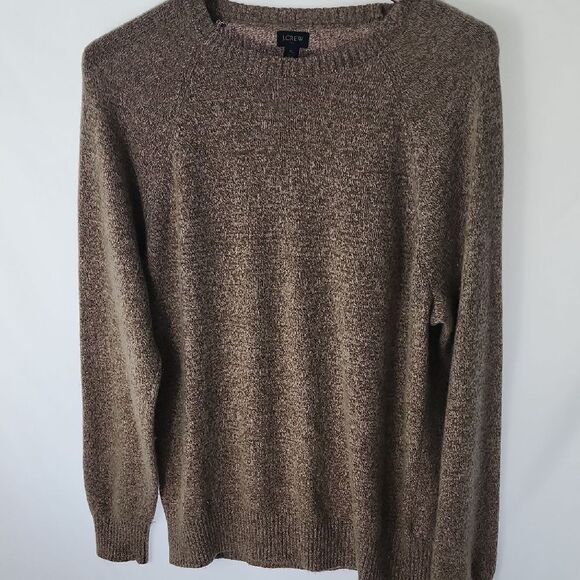 J Crew Lambs Wool Blend Size XL Super Soft Marled Crew Neck Sweater Minimalist - Picture 1 of 8